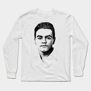 Johnny Mathis Retro Style Fan Design Long Sleeve T-Shirt